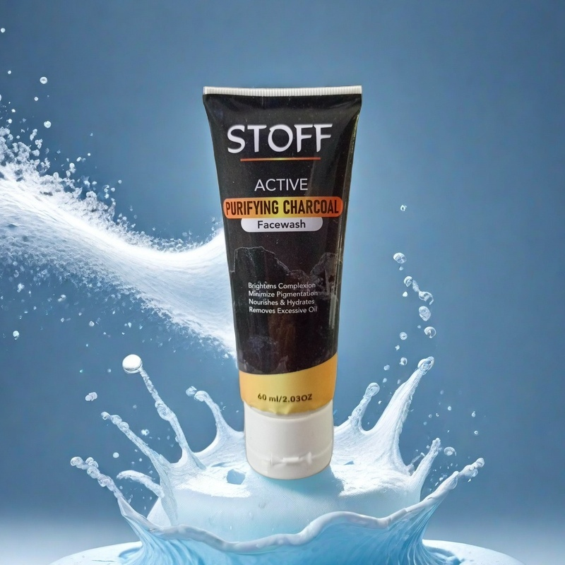 Stoff Active Purifying Charcoal Facewash – 60ml