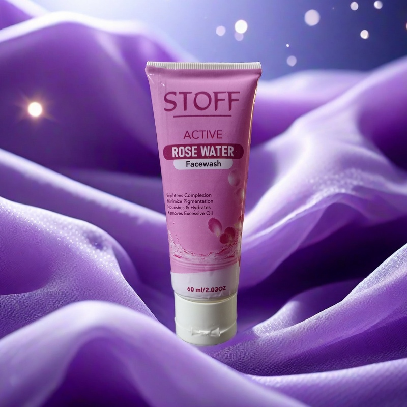Stoff Active Rose Water Facewash – 60ml