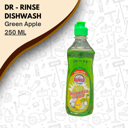 Dr Rinse - Dishwash Liquid (Apple) 250 ml