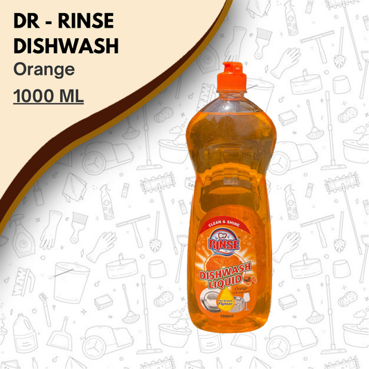 Dr Rinse - Dishwash Liquid (Orange) 1000ml
