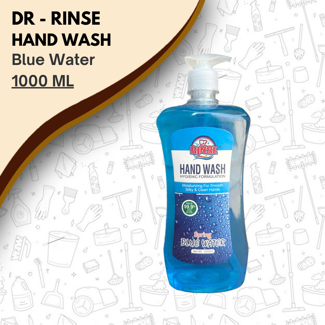 Dr Rinse - Hand Wash (Spring Blue Water) 1000 ml