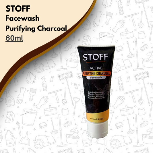 Stoff Active Purifying Charcoal Facewash – 60ml