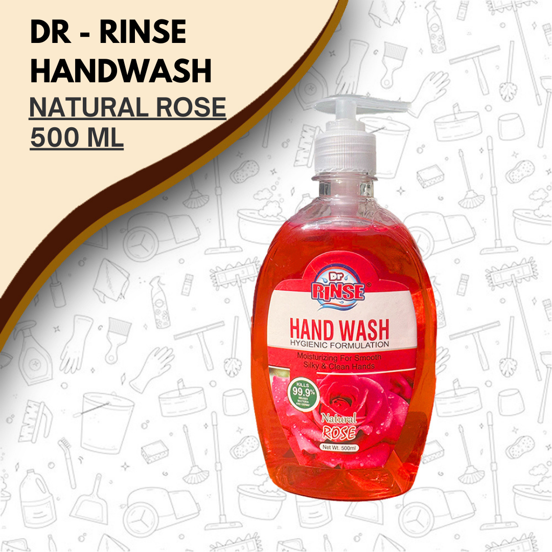 Dr Rinse - Handwash (Natural Rose) 500ml