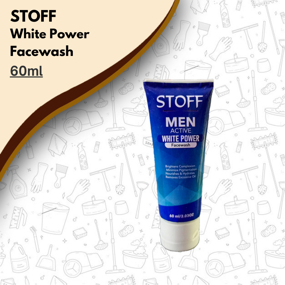 Stoff Active White Power Facewash – 60ml