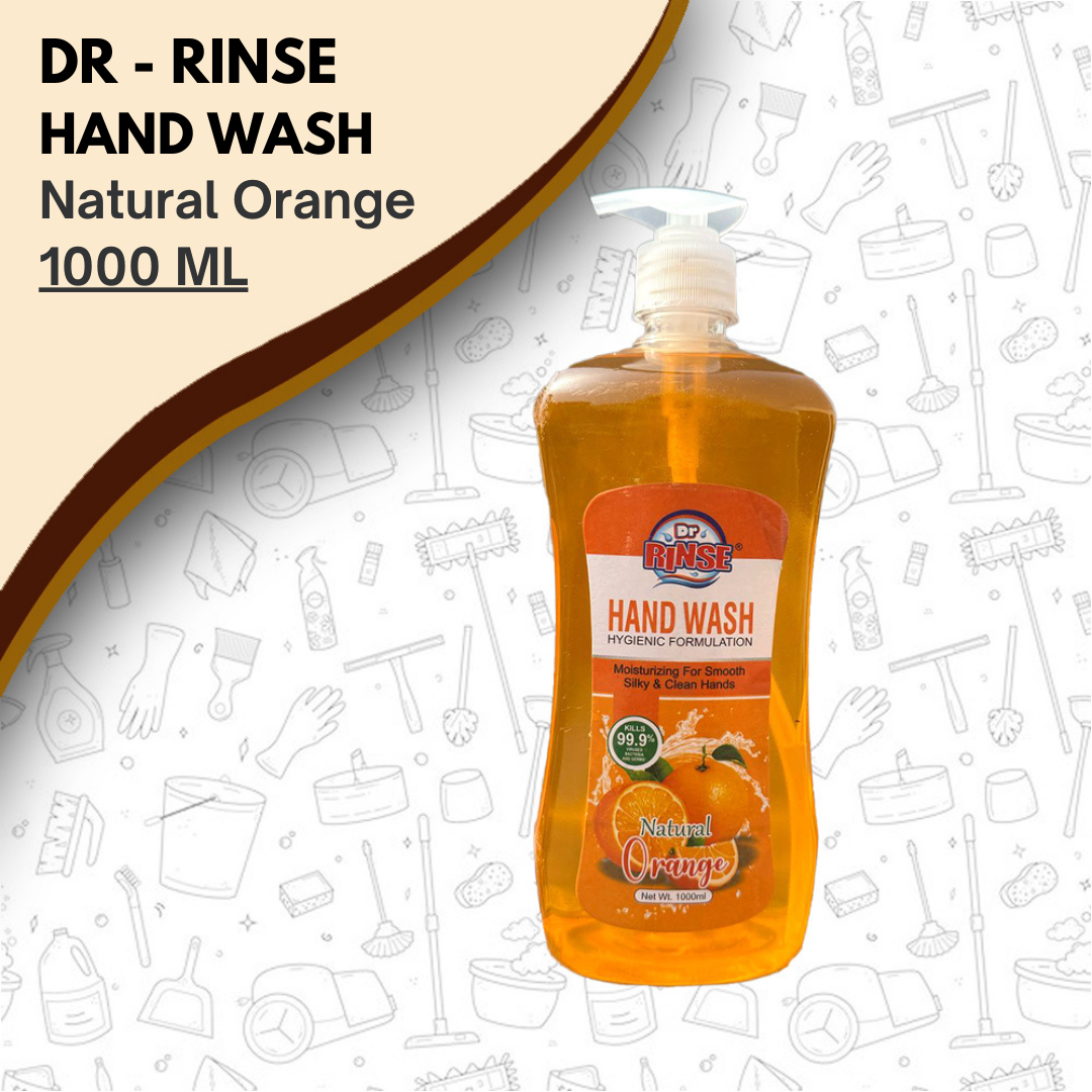 Dr Rinse - Hand Wash (Natural Orange) 1000ml