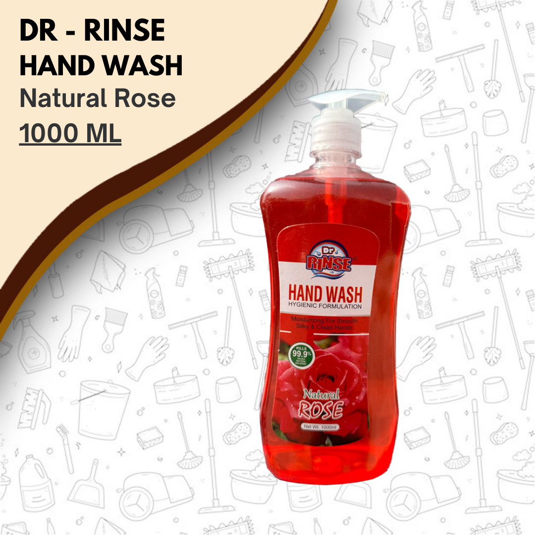 Dr Rinse - Hand Wash (Natural Rose) 1000ml