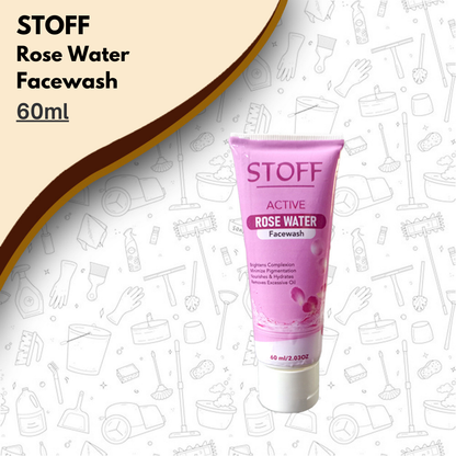 Stoff Active Rose Water Facewash – 60ml