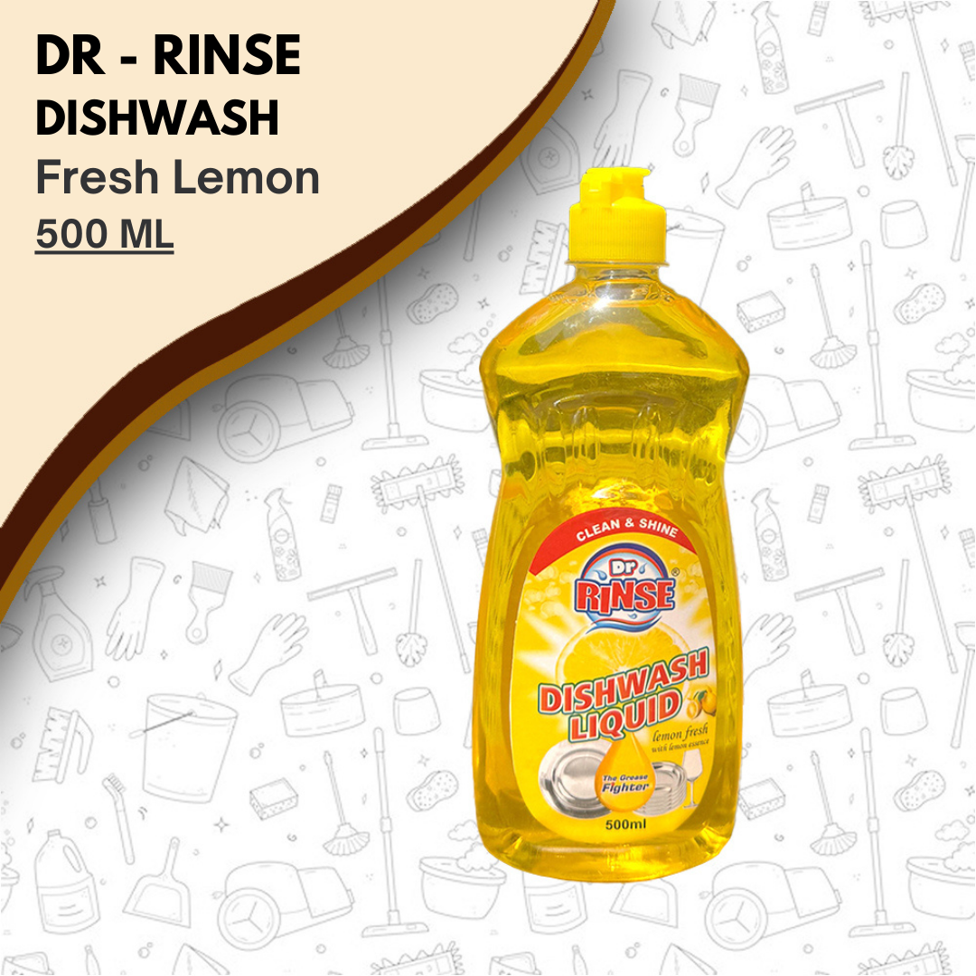 Dr Rinse - Dishwash Liquid (Lemon) 500ml