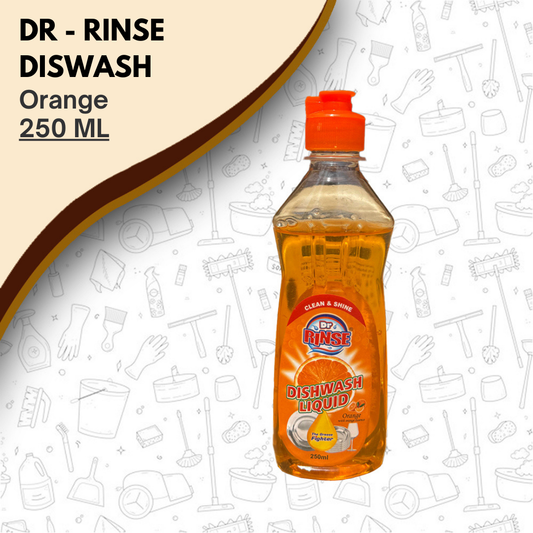 Dr Rinse - Dishwash Liquid (Orange) 250ml