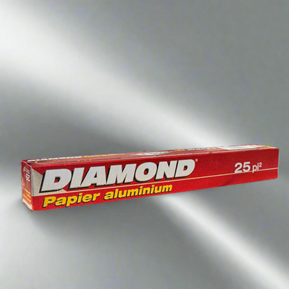 Diamond Papier Aluminium - 25 SQFT