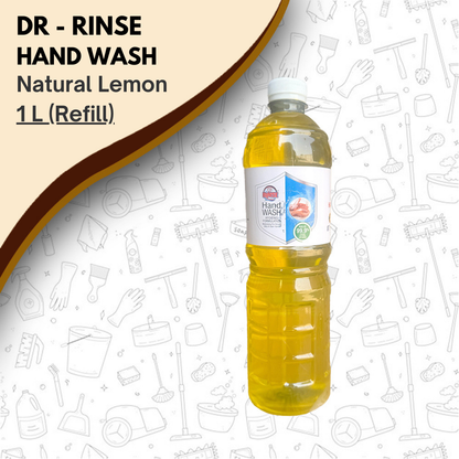 Dr Rinse - Hand Wash (Natural Lemon) Refiller 1L