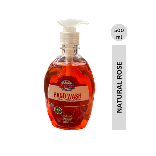 Dr Rinse - Hand Wash (Natural Rose) 500ml