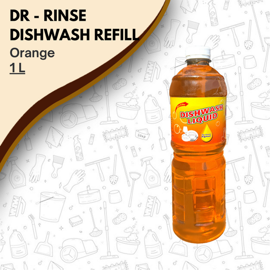 Dr Rinse - Dishwash Liquid (Orange Refiller)